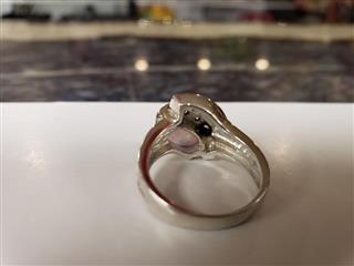 VINTAGE ATASAY KUYU MCULULC STERLING SILVER OPAL RING SIZE: 7 - 5GM